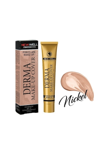 New Well Derma Make Up Cover Porselen Kapatıcı Fond.Nickel 30 ML