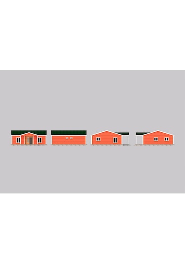 100 M² Prefabrik Ev