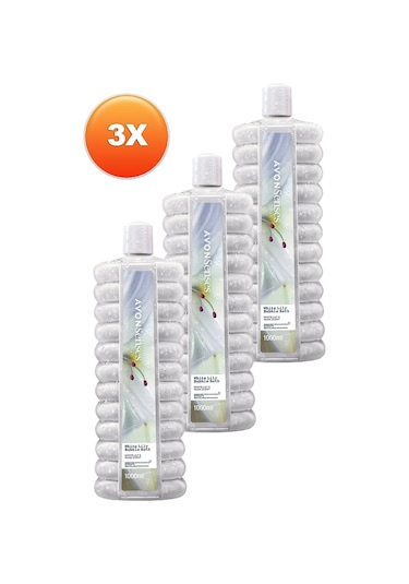 Avon White Lily Zambak Banyo Köpüğü 3 x 1 L
