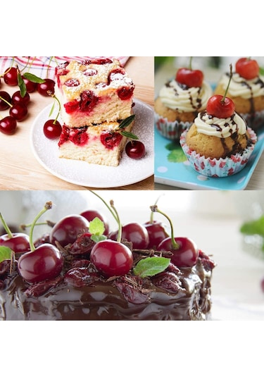 Dofolink Yemek Kalitesi Silikon 6'lı Kiraz Çekirdek Çıkarıcı - Otomatik Çekirdek Saklama, Fırçalı Yıkama Uyumlu, Kilitleme Fonksiyonu