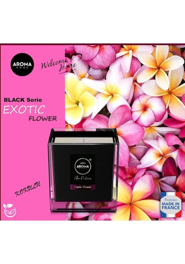 Aroma Home Black Series Kokulu Mum Exotic Flower 155 G