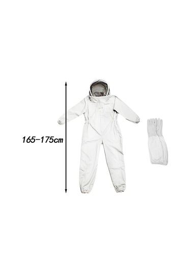 Suntek Arı Koruma Elbisesi Koruyucu Ekipman Arıcı Kostümü L