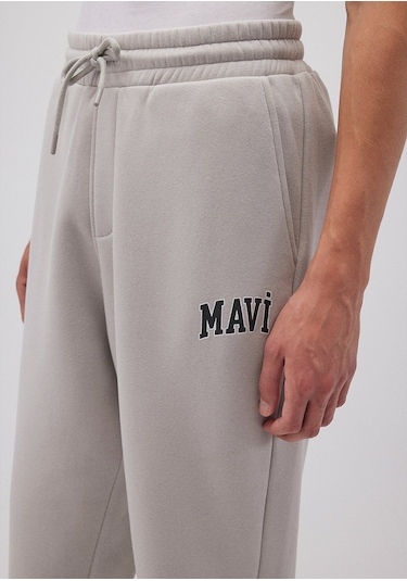 Mavi - Mavi Logo Baskılı Gri Eşofman Altı 0010207-70074 Gri