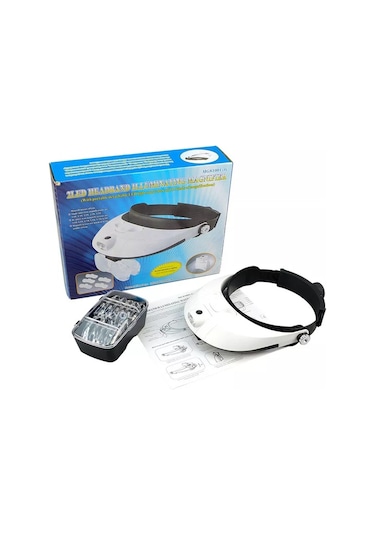 Texta MG81001-G Led Işıklı Gözlük Kafa Büyüteci