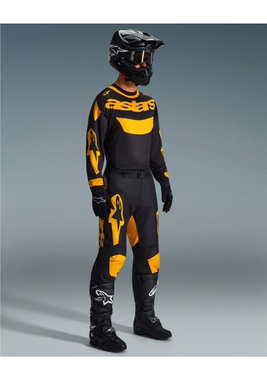 Alpinestars Racer Riway Off-road Motosiklet Pantolonu Sarı Siyah