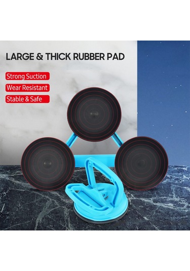 Kosona Dayanıklı Cam Ve Seramik Taşıma Pensleri - Mavi Abs Kauçuk Tabanlı 40-170kg Kapasite