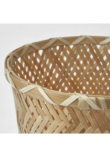 Bambu Saksı, Bambu, 15 Cm 15 Cmx28 Cm 1 Kg