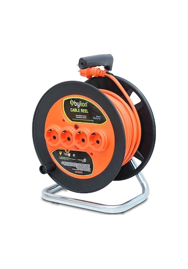 Bylion Pmk-20325-f 3x2.5 Ttr 20m Plastik Kablo Makarası