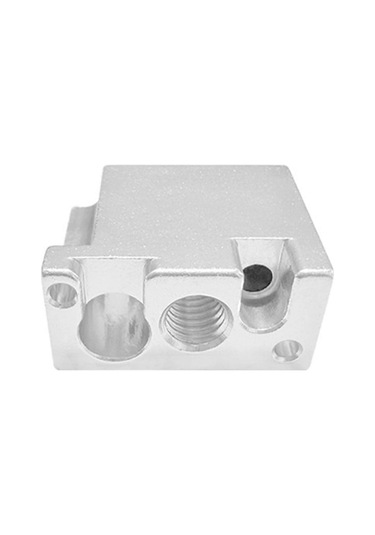 V400 3d Yazıcı Hotend Nozul Ekstruder Parçaları Baskı Kafası Pirinç Isı Bloğu Boğazı Bakır Kaplama