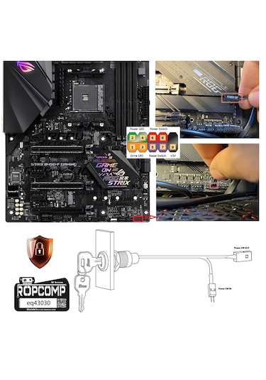 Ropcomp Powerguard Key - Pc Power Sw Güvenlik Anahtarı