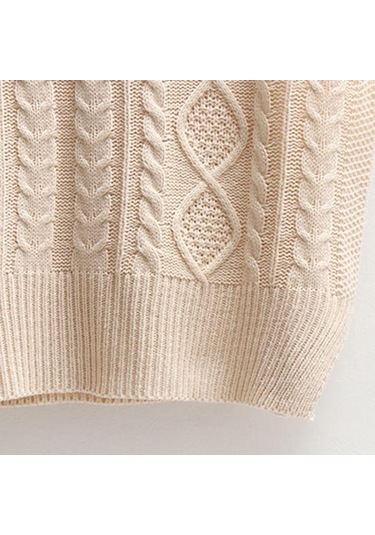 Parti İçin Kazak Yelek Üst Gevşek Kalın Rahat Rahat Eğlence Dış Giyim Sarı