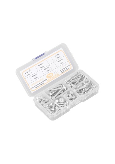 75 Adet M4.8 Hex Vidası Metal İçin Kaiyi Standart