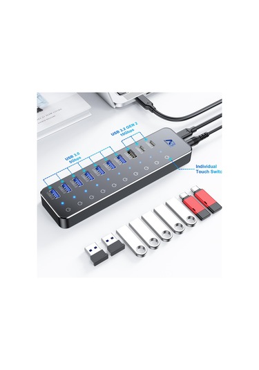 Uhh02-017 Apollobell 10-in-1 Usb-c-hub