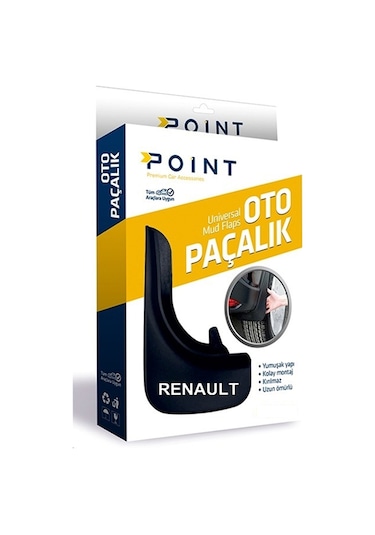 Renault Paçalık Tozluk Çamurluk Universal Siyah 2& 39li