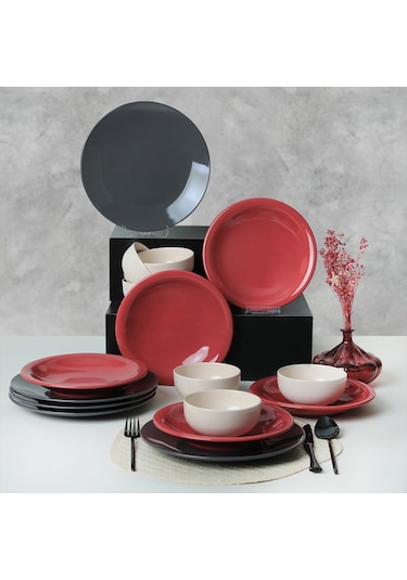 Keramika Noble Mix Yemek Takımı 18 Parça 6 Kişilik 030-520-623