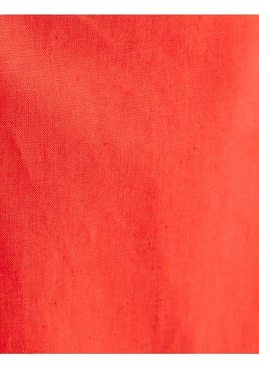 Koton Koton X Sibil Çetinkaya - Boyundan Bağlamalı Askılı Mini Elbise Kırmızı 4sak80459pw Kırmızı