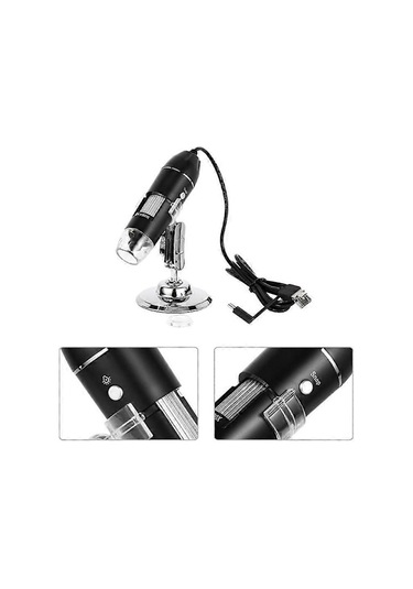 3'ü 1 Arada Usb Kameralı 1600x Dijital Mikroskop, Lehimleme İçin Taşınabilir Elektronik Mikroskop, Ce İçin Led Büyüteç Diğer