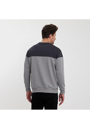 Twobull HELSİNKİ Erkek  Füme / Taş Sweatshirt
