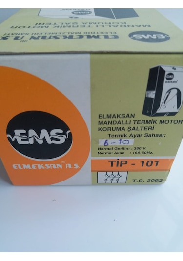 EMS(6-10AMPER) TERMİK KORUMALI MANDALLI ŞALTER