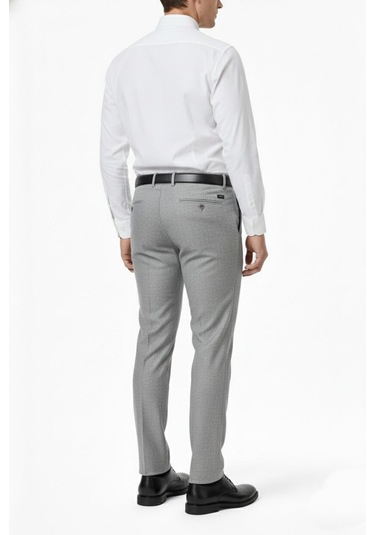 Erkek Regular Fit Kumaş Pantolon Likra Kumaş Bgl-st05032 Gri