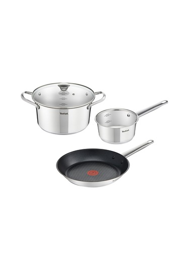 Tefal 3 Parça Tencere Tava Seti B815s4 Renkli