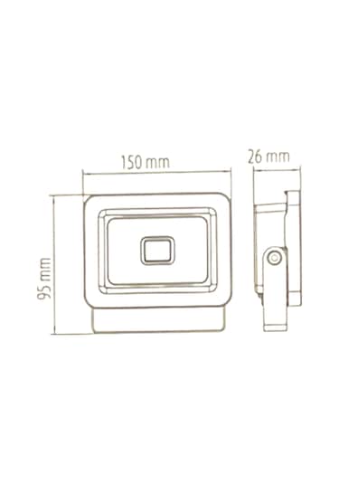 Horoz 068-008-0030 Pars-30 Led Projektör 30w Beyaz Işık
