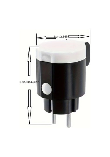 Motion003 1 Bilgisayar Simatoper Açık Hava Akıllı Wifi Priz Ip44 Tuya Alexa Google Ses Kont