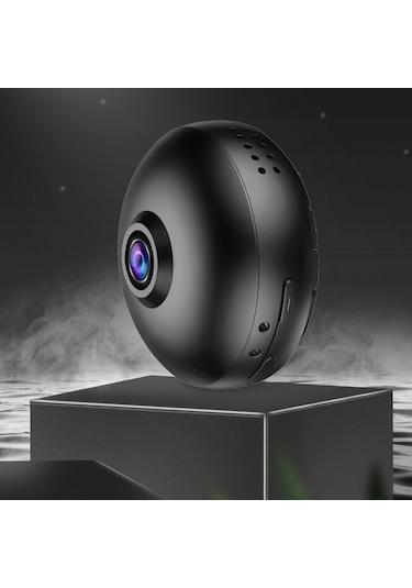 Xindoker Siyah Ev Güvenliği Kamerası - Wifi İle Bağlanabilir, 140 Geniş Açı, Gece Görüşü, Hareket Algılama, 720p Hd Kayıt, Dahili Pil Siyah