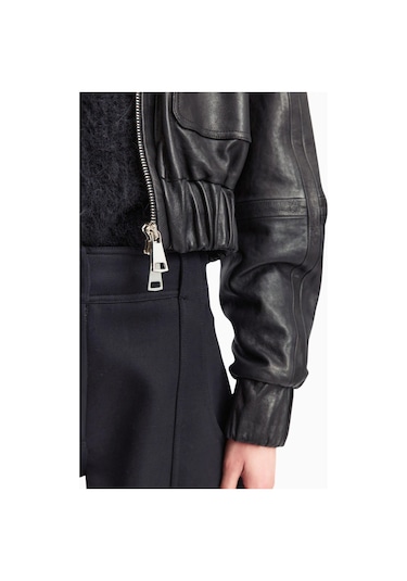 16arlington 16arlıngton Cie Jacket Shearling Bomber Ceket Siyah