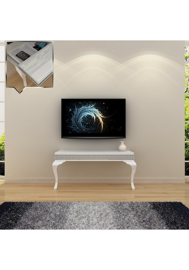 Decorotti - Lucca A3-1 Gizli Bölmeli Tv Sehpası