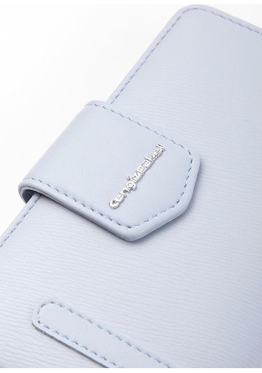 Cengiz Pakel Kadın Orta Boy Cüzdan 65256M Buz Mavi- Buz Mavi