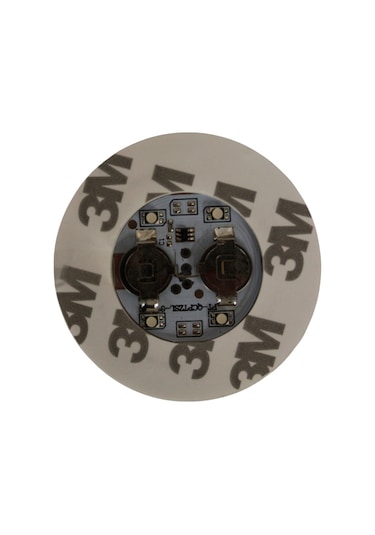 Yuvarlak RGB Led Işıklı Bardak Altlığı Şişe Vazo Altı Aydınlatma Dekoratif Led Işık