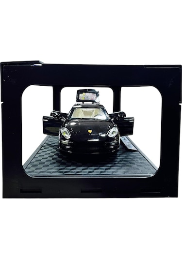 1:24 Metal Model Koleksiyon Araba Porsche Siyah 21 Cm Cz127b