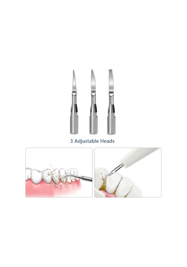 Skycity Siyah Ultrasonik Diş Temizleyici - Taş Ve Plak Kaldırıcı, Portatif İki Fonksiyonlu Diş Ağız Bakımı Aleti