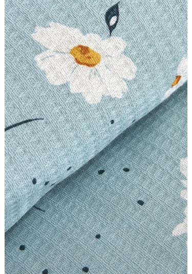 Karaca Home Daisy %100 Pamuk Tek Kişilik Pike Takımı Mint Mint