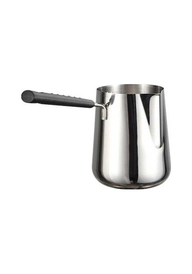 Flybuy Pratik Ölçekli Süt Tenceresi: Şurup Pişirme İçin Mükemmel Gümüş Gümüş, Paslanmaz Çelik, Evrensel Kullanım Gümüş