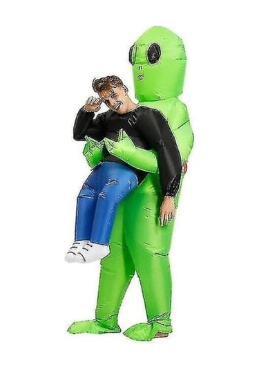 Uzaylı Şişme Takım Elbise Komik Cadılar Bayramı Kostümü
