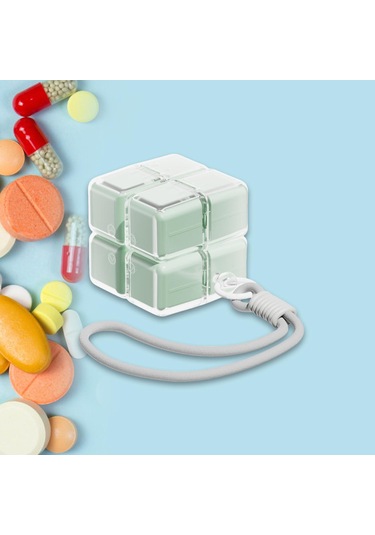 Suntek Seyahat Için Çok Yönlü İlaç Kutusu, Çanta Ve Sırt Yeşil