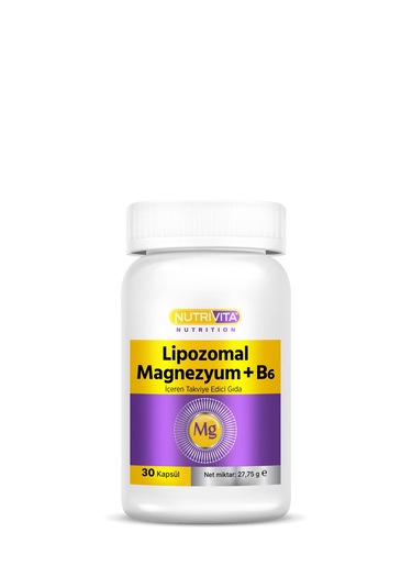 Nutrivita Nutrition Lipozomal Magnezyum + B6 Vitamin 30 Kapsül