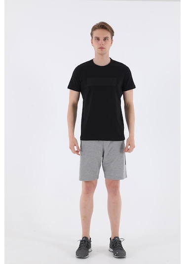 Maraton Sportswear Regular Erkek Basic Gri Melanj Şort 21042-gri Melanj Gri Melanj