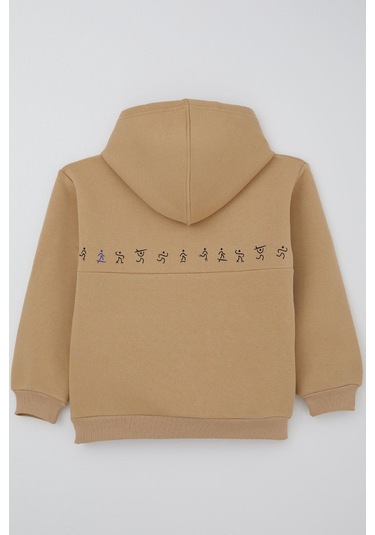 Jabber Erkek Çocuk Sweatshirt Enerji Modu 5-14 Yaş, Bej Bej