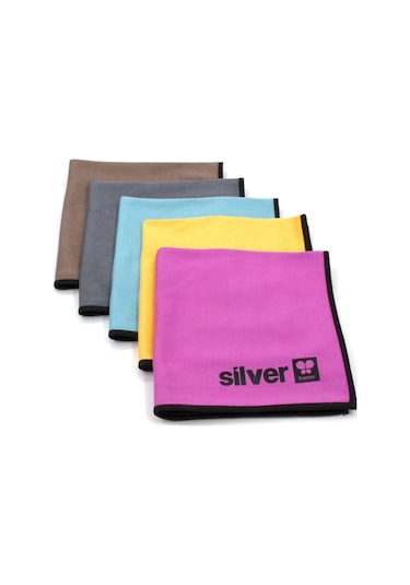 Silver Home Premium Mikrofiber Cam Bezi 5'li 40 x 40 CM