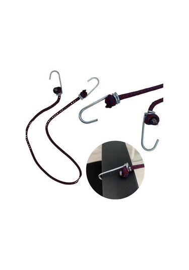 Sıladanal Bisiklet Araba Motosiklet Kancalı Bagaj Gergi Lastiği Sabitleme Siyah