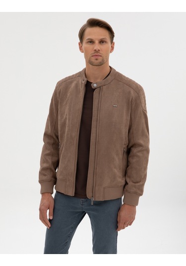 Pierre Cardin Erkek Vizon Deri Mont-kaban 50318038-575 Vizon