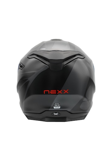 Nexx Y.100 B-Side Kapalı Kask Gri Mat Siyah