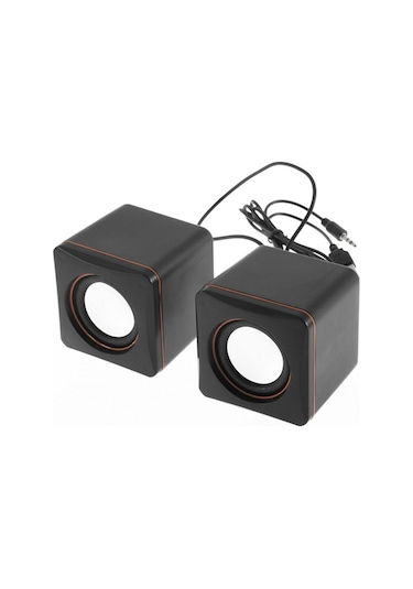 Usb 2.0  Hoparlör 1+1 Ses Bombası Usb  Stereo Speaker