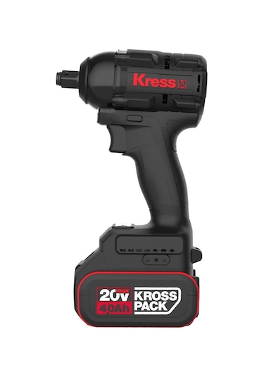 Kress KH275 20V/4.0AH Li-ion 500NM  Çift Akülü Profesyonel Şarjlı Somun Sıkma Makinesi