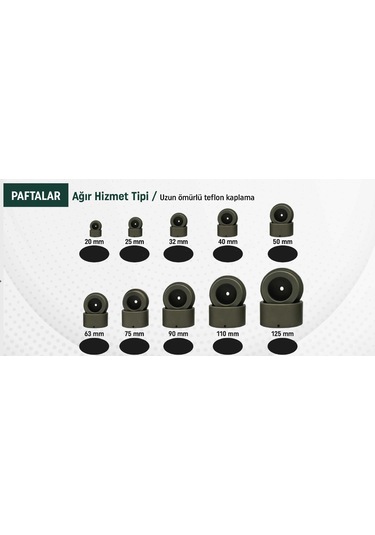 Fusıon Teflon Kaplama Uzun Ömürlü Pafta Seçmeli 20 MM