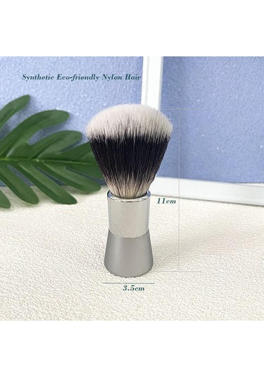 Dianziye Erkek Tıraş Fırçası - Yeşil Nylon Yumuşak Tüyler - Köpük Dağıtıcı - Siyah Renk