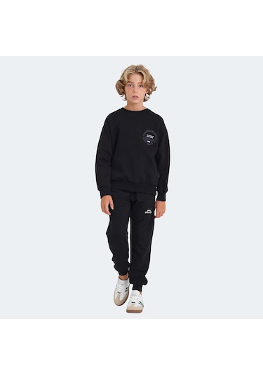 Slazenger LONE Çocuk  Siyah Sweatshirt